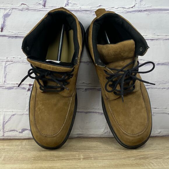 Red Wing 8662 Brown Chukka Work Boots Men's Size 14 Lace Up Slip Resistant - Picture 6 of 9